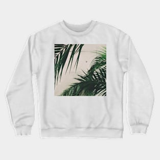 Tropical Green Plant Crewneck Sweatshirt